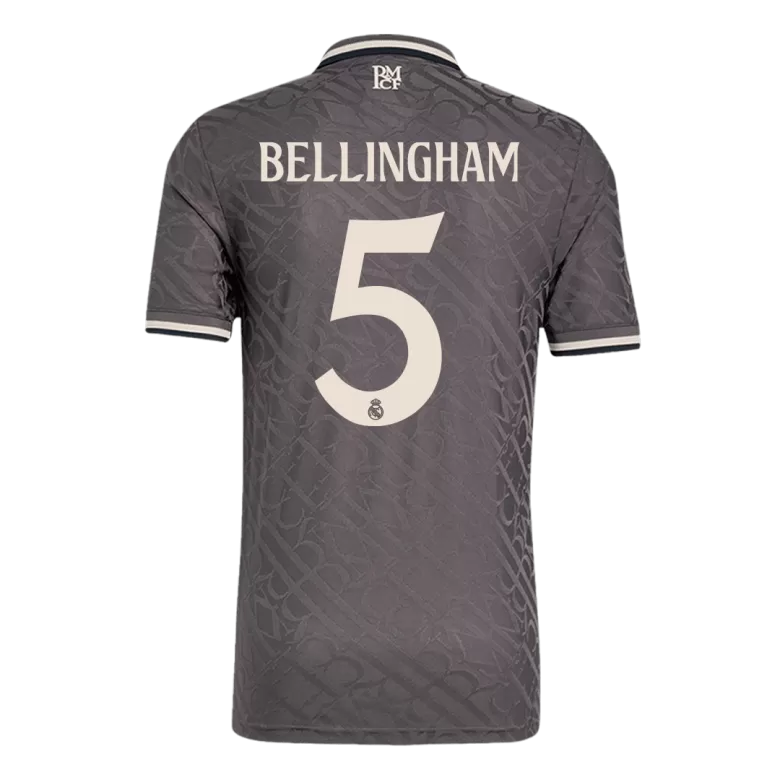 Real Madrid BELLINGHAM #5 Third Away Soccer Jersey Authentic 2024/25 - gojersey