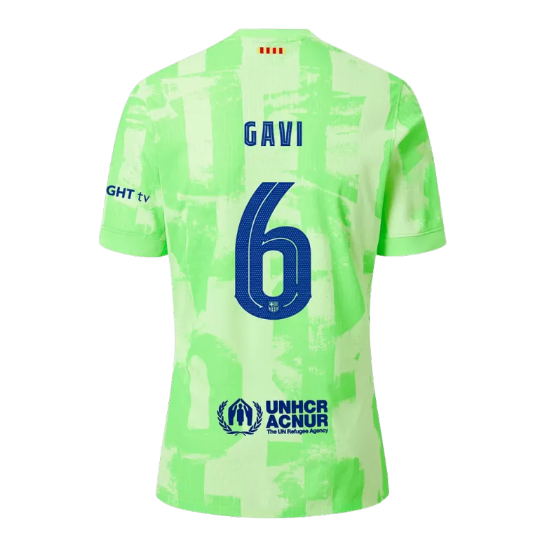 Barcelona GAVI #6 Third Away Soccer Jersey Authentic 2024/25 - UCL Edition - gojersey