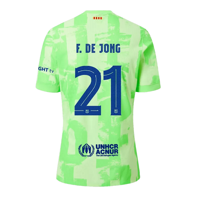 Barcelona F.DE JONG #21 Third Away Soccer Jersey Authentic 2024/25 - UCL Edition - gojersey