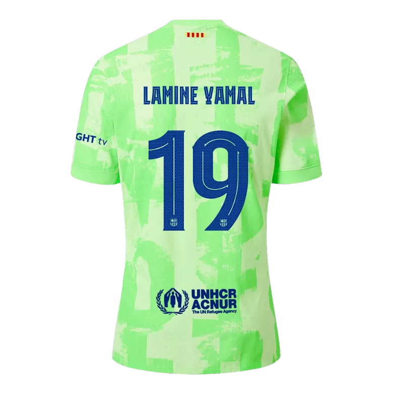 Barcelona LAMINE YAMAL #19 Third Away Soccer Jersey Authentic 2024/25 - UCL Edition - gojersey