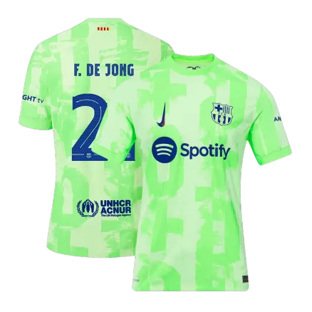 Barcelona F.DE JONG #21 Third Away Soccer Jersey Authentic 2024/25 - UCL Edition - gojersey