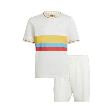 Colombia Soccer Jersey Kit 2024 Kids(Jersey+Shorts) - 100th Anniversary - gojersey