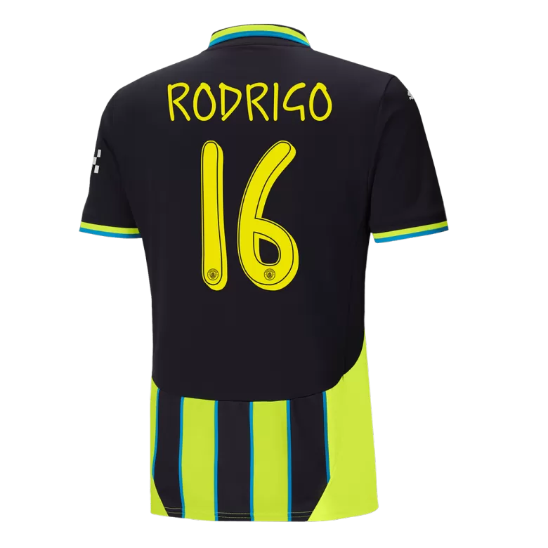 Manchester City RODRIGO #16 Away Soccer Jersey 2024/25 - UCL Edition - gojersey