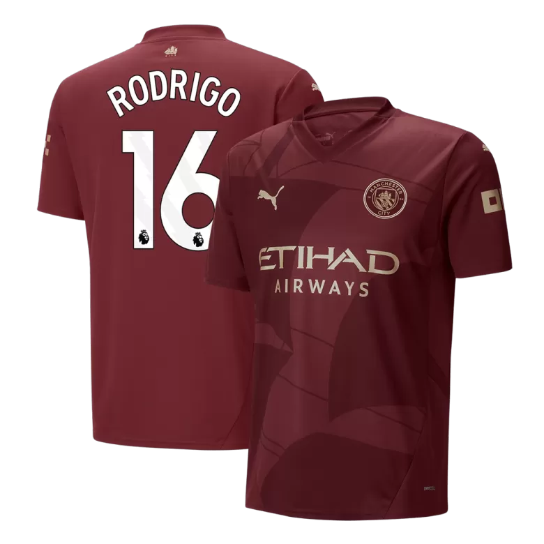 Manchester City RODRIGO #16 Third Away Soccer Jersey 2024/25 - gojersey