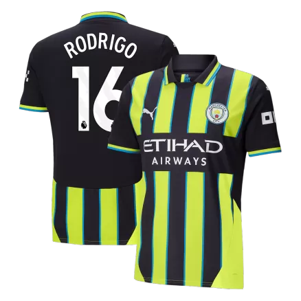 Manchester City RODRIGO #16 Away Soccer Jersey 2024/25 - gojersey