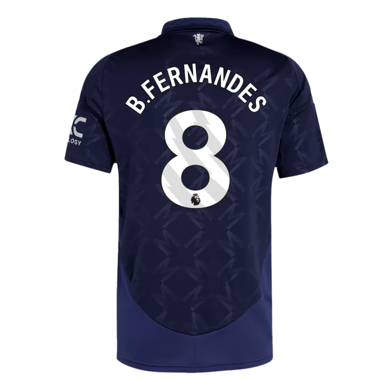 Manchester United B.FERNANDES #8 Away Soccer Jersey 2024/25 - gojersey