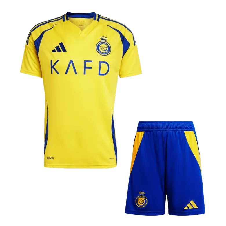 Al Nassr Home Soccer Jersey Kit 2024/25 (Jersey+Shorts) - gojersey