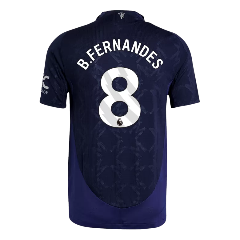 Manchester United B.FERNANDES #8 Away Soccer Jersey Authentic 2024/25 - gojersey