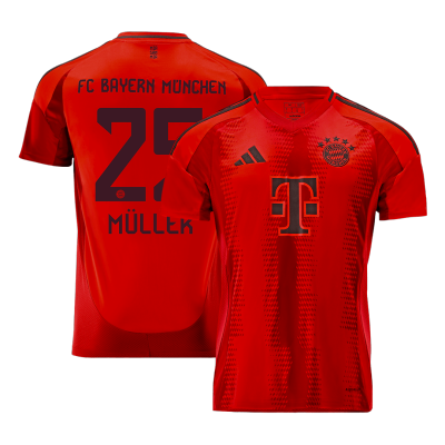 Bayern Munich MÜLLER #25 Home Soccer Jersey 2024/25 - gojersey