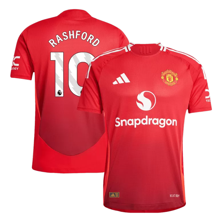 Manchester United RASHFORD #10 Home Soccer Jersey Authentic 2024/25 - gojersey