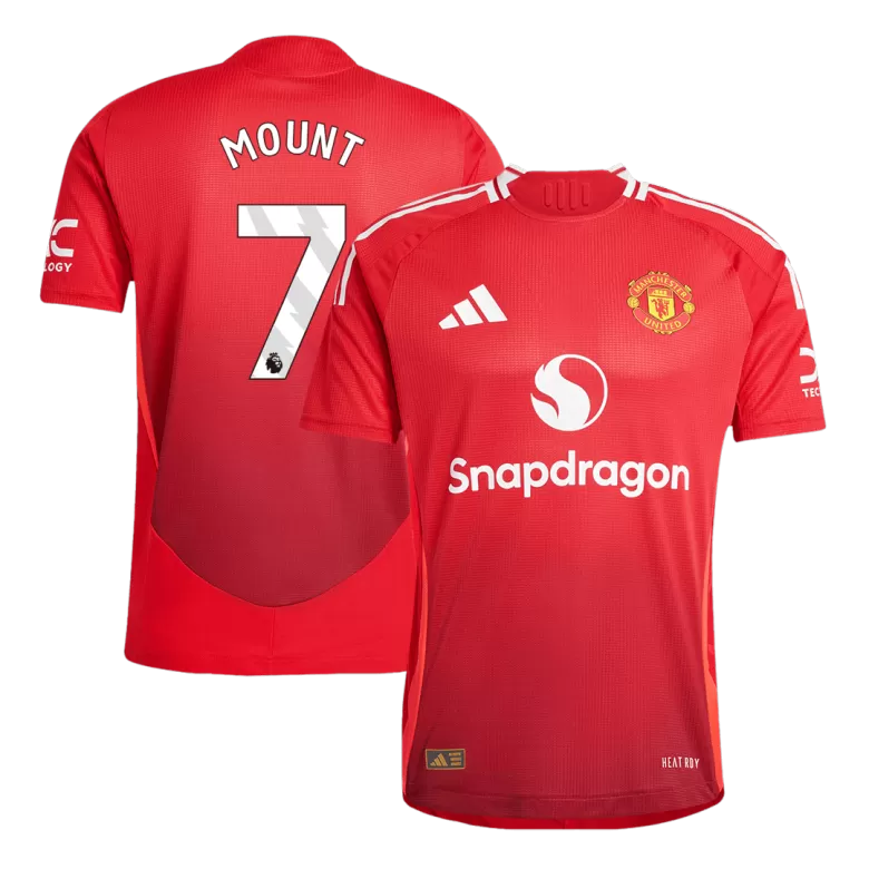 Manchester United MOUNT #7 Home Soccer Jersey Authentic 2024/25 - gojersey