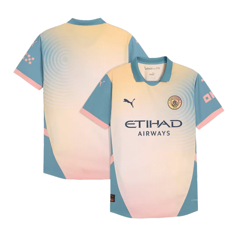 Manchester City Fourth Away Soccer Jersey Authentic 2024/25- Definitely City (UCL Edition) - gojersey