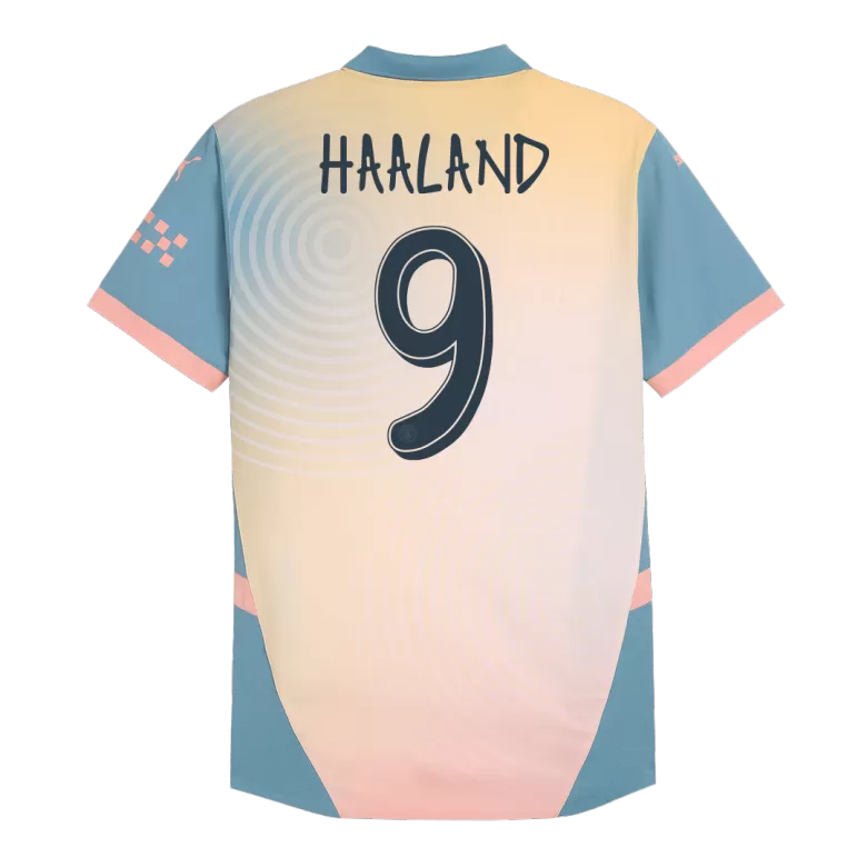 Manchester City HAALAND #9 Fourth Away Soccer Jersey Authentic 2024/25- Definitely City (UCL Edition) - gojersey