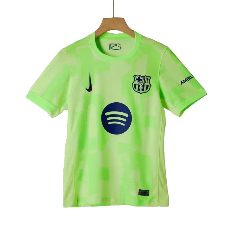 Barcelona Third Away Soccer Jersey Kit 2024/25 (Jersey+Shorts+Socks) - UCL (Spotify Logo Without Text) - gojersey