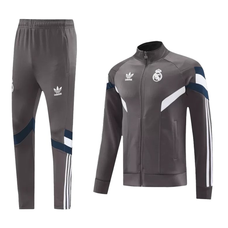 Real Madrid Training Kit 2024/25 - Gray (Jacket+Pants) - gojersey