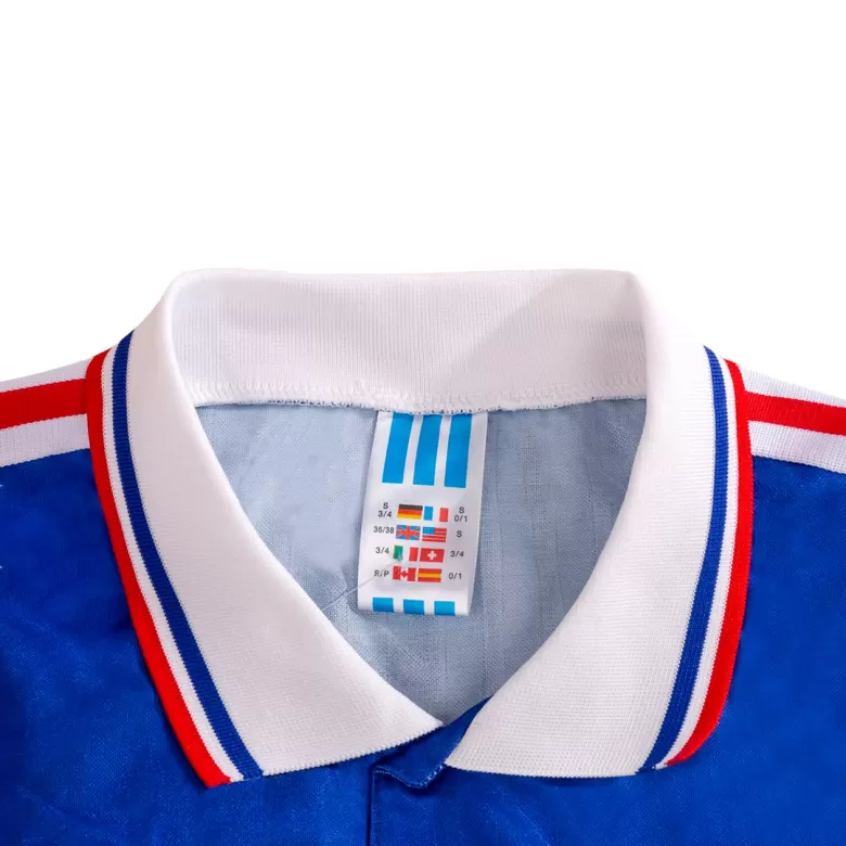 France Home Soccer Jersey Retro 1994 - gojersey