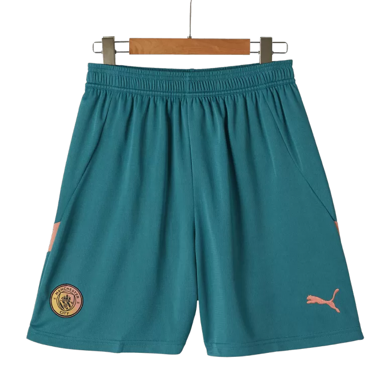 Manchester City Fourth Away Soccer Shorts 2024/25 - UCL - gojersey