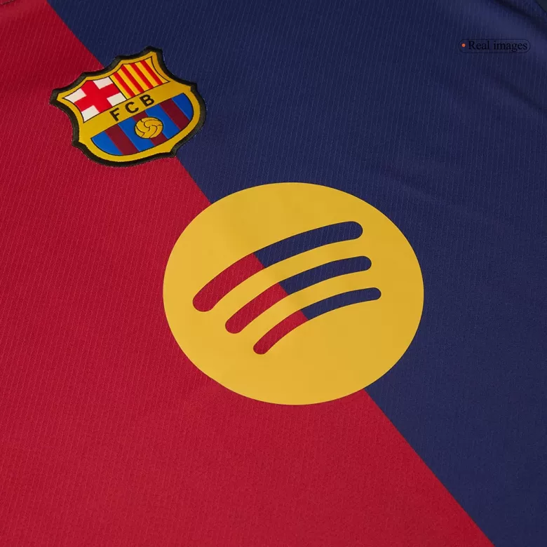 Barcelona Home Jersey 2024/25-Spotify Logo Without Text - gojersey