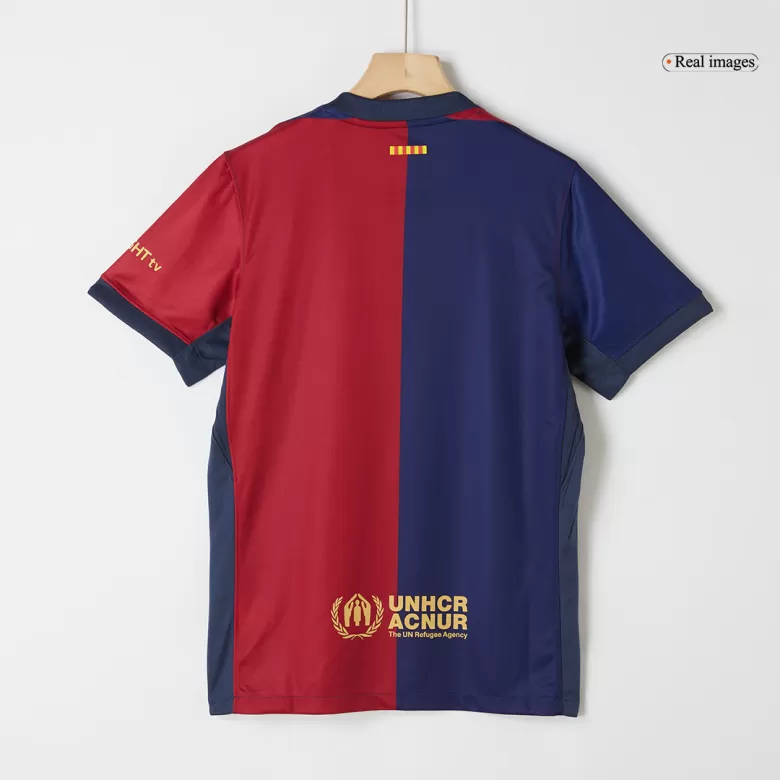 Barcelona Home Jersey 2024/25-Spotify Logo Without Text - gojersey