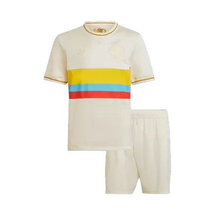 Colombia Soccer Jersey Kit 2024 Kids(Jersey+Shorts) - 100th Anniversary - gojersey