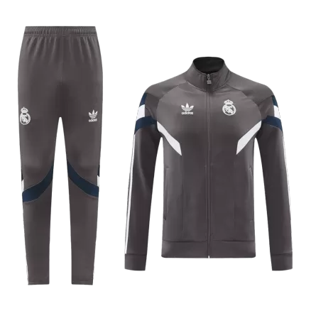 Real Madrid Training Kit 2024/25 - Gray (Jacket+Pants) - gojersey