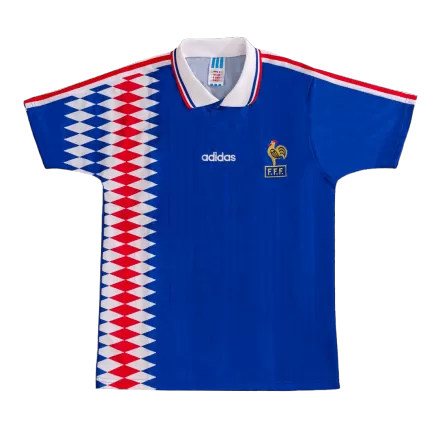 France Home Soccer Jersey Retro 1994 - gojersey