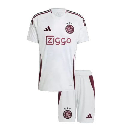 Ajax Third Away Soccer Jersey Kit 2024/25 Kids(Jersey+Shorts) - gojersey