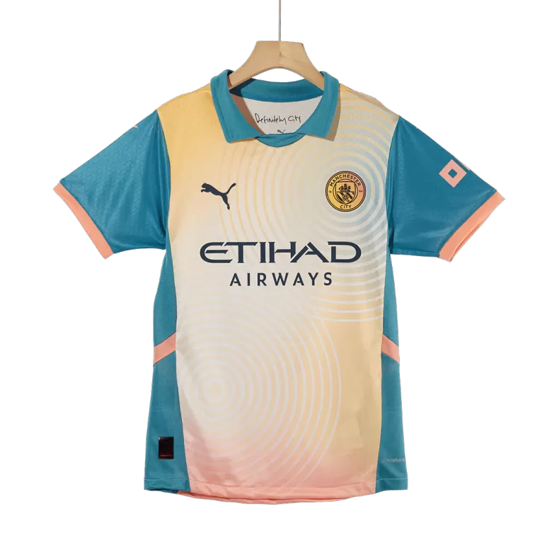 Manchester City Fourth Away Soccer Jersey Authentic 2024/25 - UCL Edition - gojersey