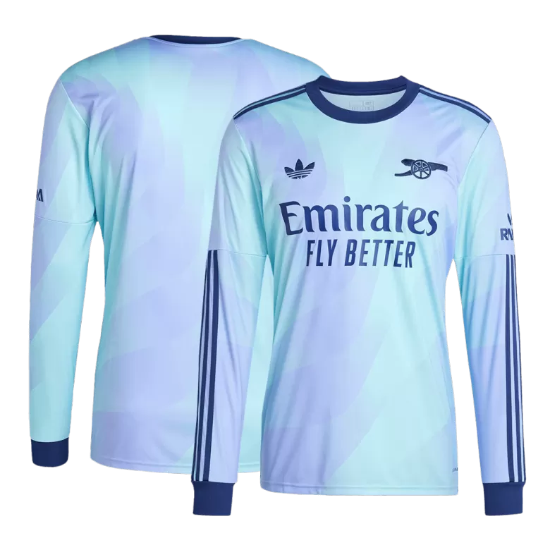 Arsenal Long Sleeve Third Away Soccer Jersey 2024/25 - gojersey