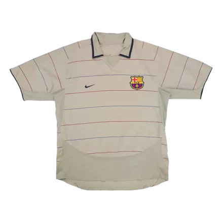 Barcelona Away Soccer Jersey Retro 2003/04 - gojersey