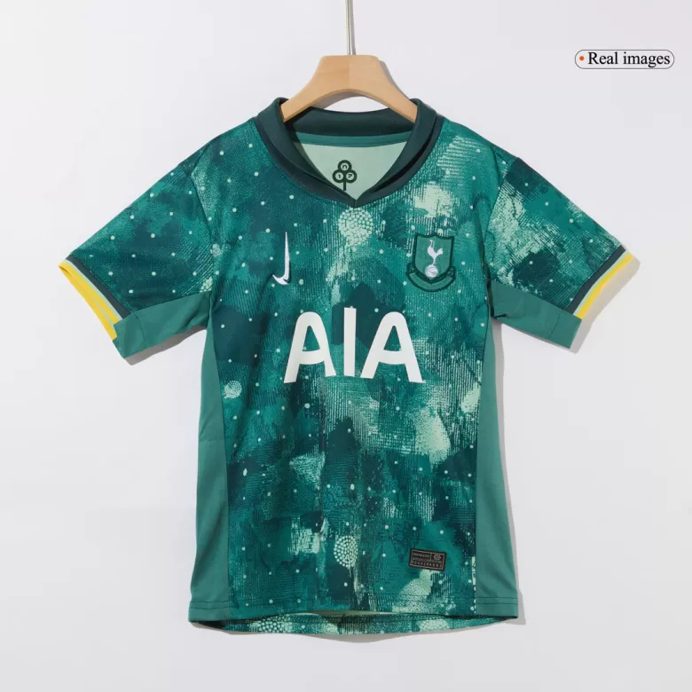 Tottenham Hotspur Third Away Soccer Jersey Kit 2024/25 Kids(Jersey+Shorts) - gojersey