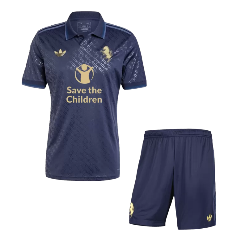 Juventus Third Away Soccer Jersey Kit 2024/25 (Jersey+Shorts) - Save The Children Sponsor - gojersey