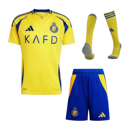 Al Nassr Home Soccer Jersey Kit 2024/25 (Jersey+Shorts+Socks) - gojersey