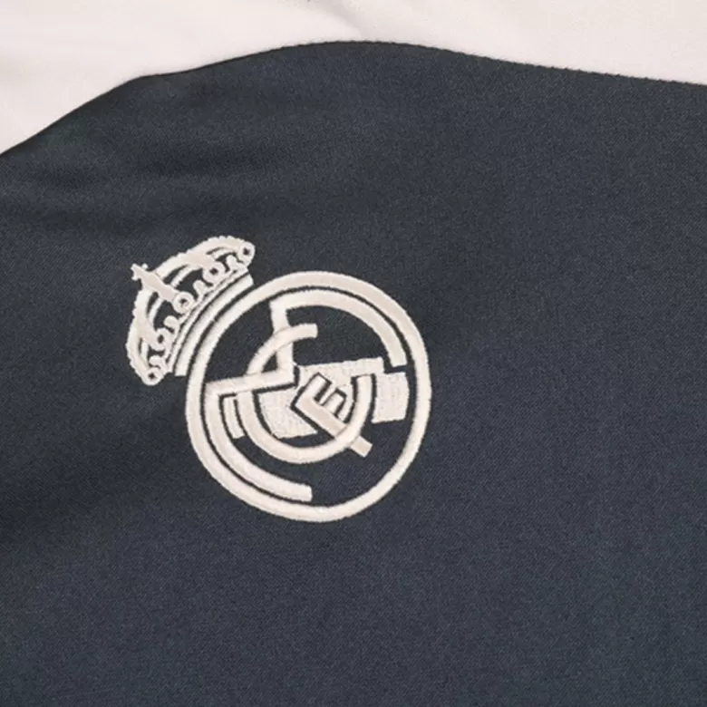 Real Madrid Sweatshirt Kit 2024/25 - Gray (Top+Pants) - gojersey