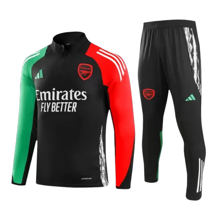 Arsenal Sweatshirt Kit 2024/25 - Black (Top+Pants) - gojersey