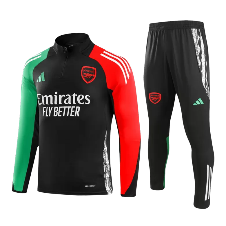 Kid's Arsenal Zipper Sweatshirt Kit(Top+Pants) 2024/25 - gojersey