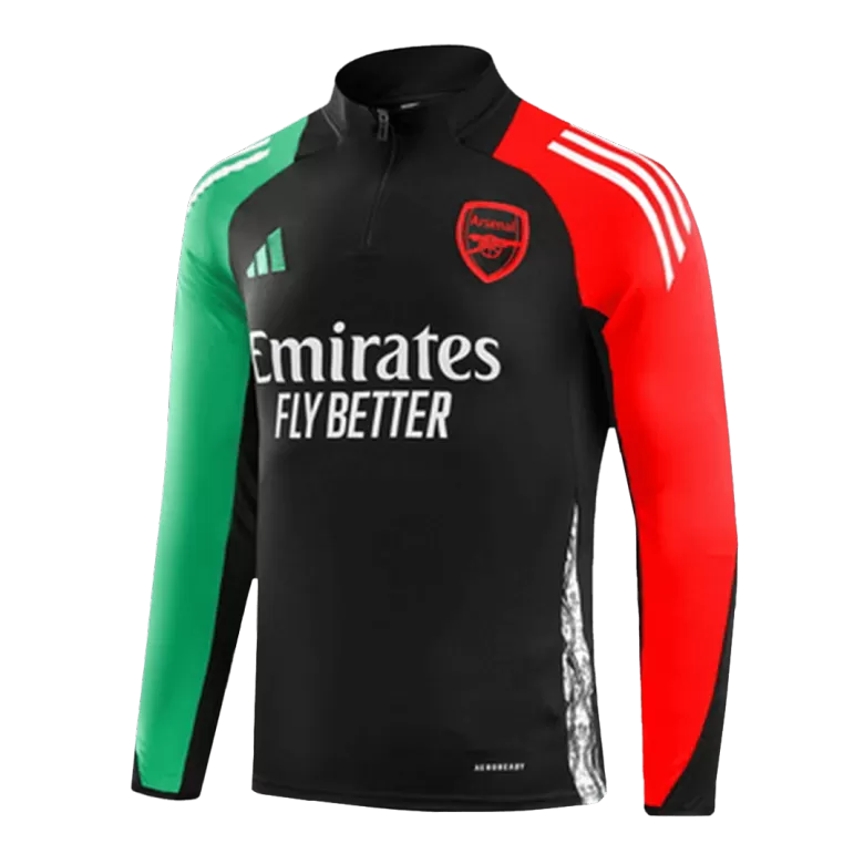 Arsenal Sweatshirt Kit 2024/25 - Black (Top+Pants) - gojersey