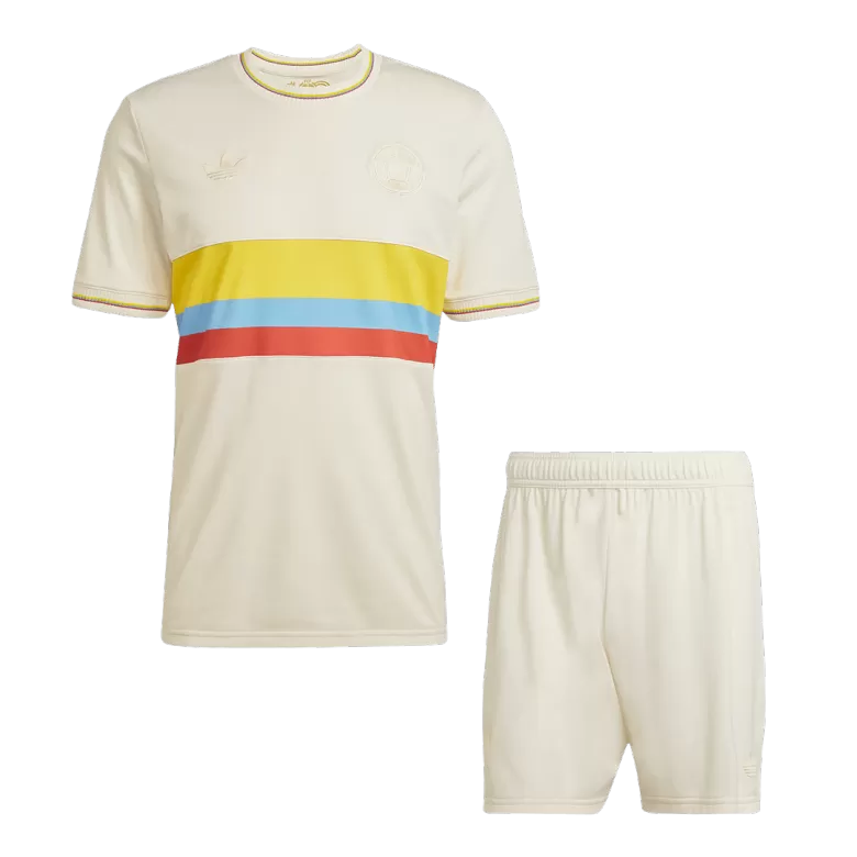 Colombia Soccer Jersey Kit 2024 (Jersey+Shorts) - 100th Anniversary - gojersey