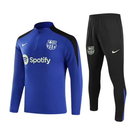 Barcelona Sweatshirt Kit 2024/25 - Blue (Top+Pants) - gojersey