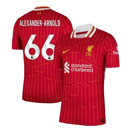 Liverpool ALEXANDER-ARNOLD #66 Home Soccer Jersey Authentic 2024/25 - gojersey