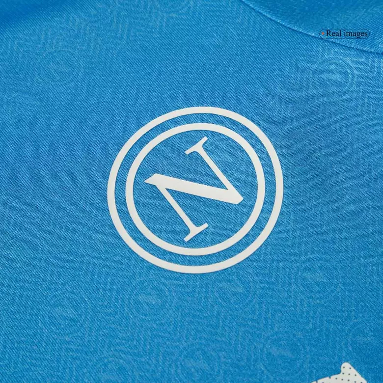 Napoli Home Soccer Jersey Kit 2024/25 Kids(Jersey+Shorts) - gojersey