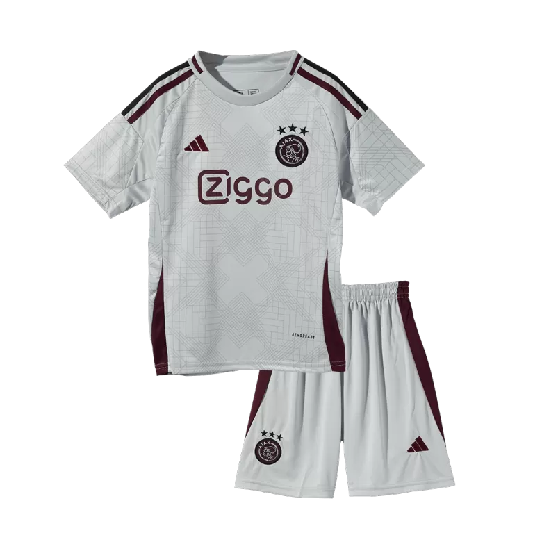 Ajax Third Away Soccer Jersey Kit 2024/25 Kids(Jersey+Shorts) - gojersey