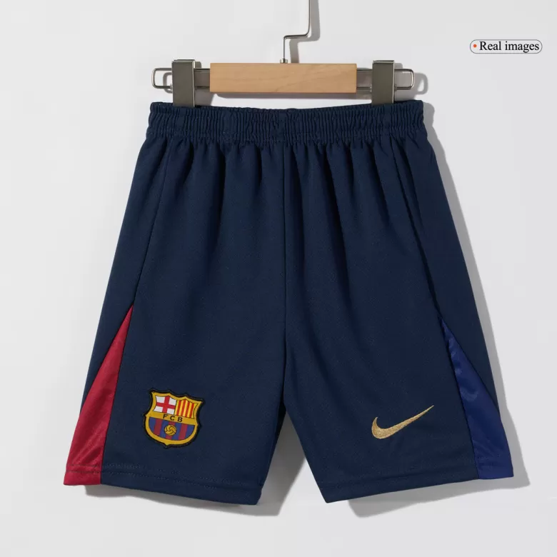 Barcelona Home Soccer Jersey Kit 2024/25 Kids(Jersey+Shorts) - COLDPLAY - gojersey