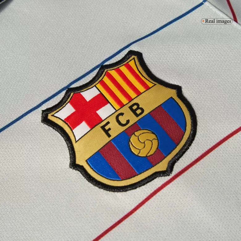 Barcelona Away Soccer Jersey Retro 2003/04 - gojersey