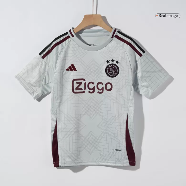 Ajax Third Away Soccer Jersey Kit 2024/25 Kids(Jersey+Shorts) - gojersey