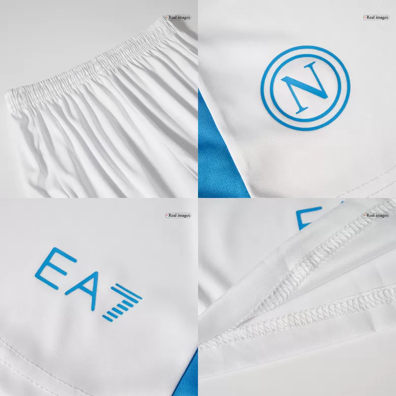 Napoli Home Soccer Jersey Kit 2024/25 Kids(Jersey+Shorts) - gojersey