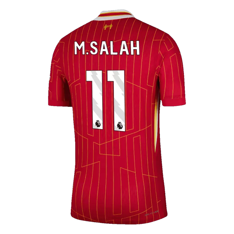 Liverpool M.SALAH #11 Home Soccer Jersey Authentic 2024/25 - gojersey