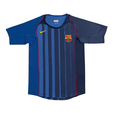 Barcelona Away Soccer Jersey Retro 2004/05 - gojersey