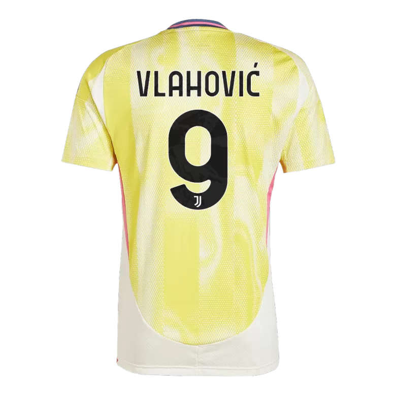 Juventus VLAHOVIĆ #9 Away Soccer Jersey 2024/25 - Save The Children Sponsor  - gojersey