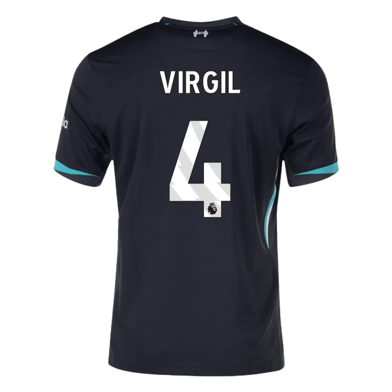 Liverpool VIRGIL #4 Away Soccer Jersey 2024/25 - gojersey